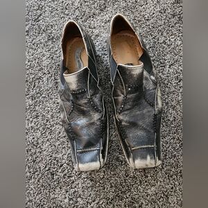 STEVE MADDEN MENS LEATHER DRESS SHOES